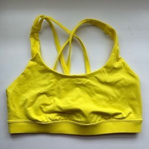 lululemon Energy Bra *Medium Support B-D Cups - Sonic Yellow Size 6